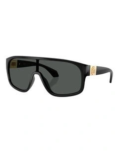 Versace  Injected Sunglasses in Black