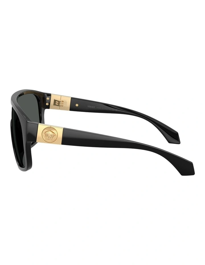 Versace Injected Sunglasses in Black image 3
