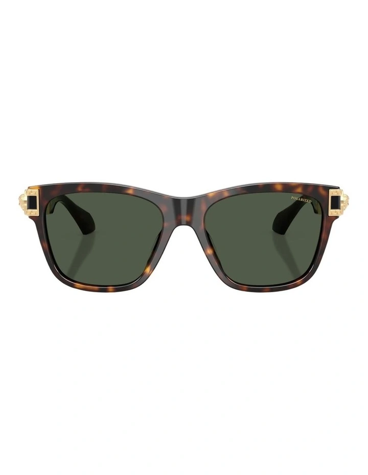 Versace Acetate Polarised Sunglasses in Brown image 1