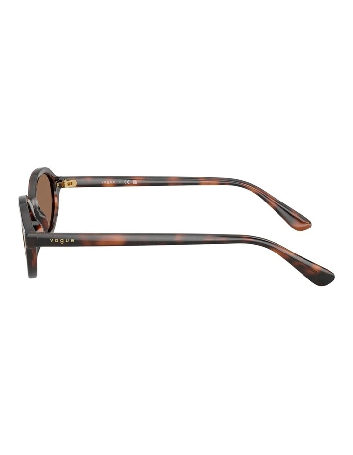 Vogue Eyewear VJ2036 Nylon Sunglasses in Brown image 3