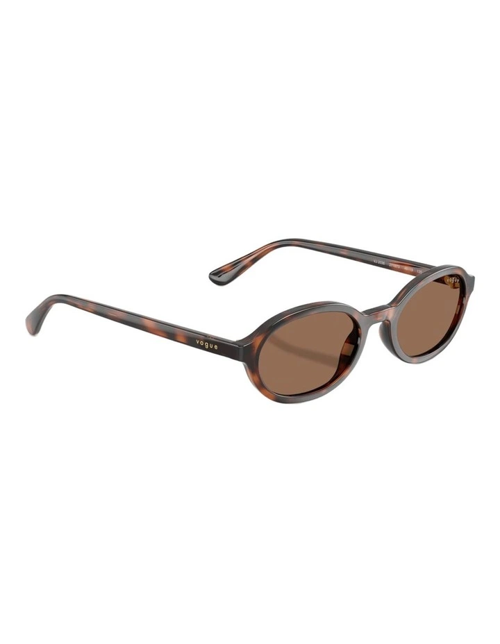 Vogue Eyewear VJ2036 Nylon Sunglasses in Brown image 5