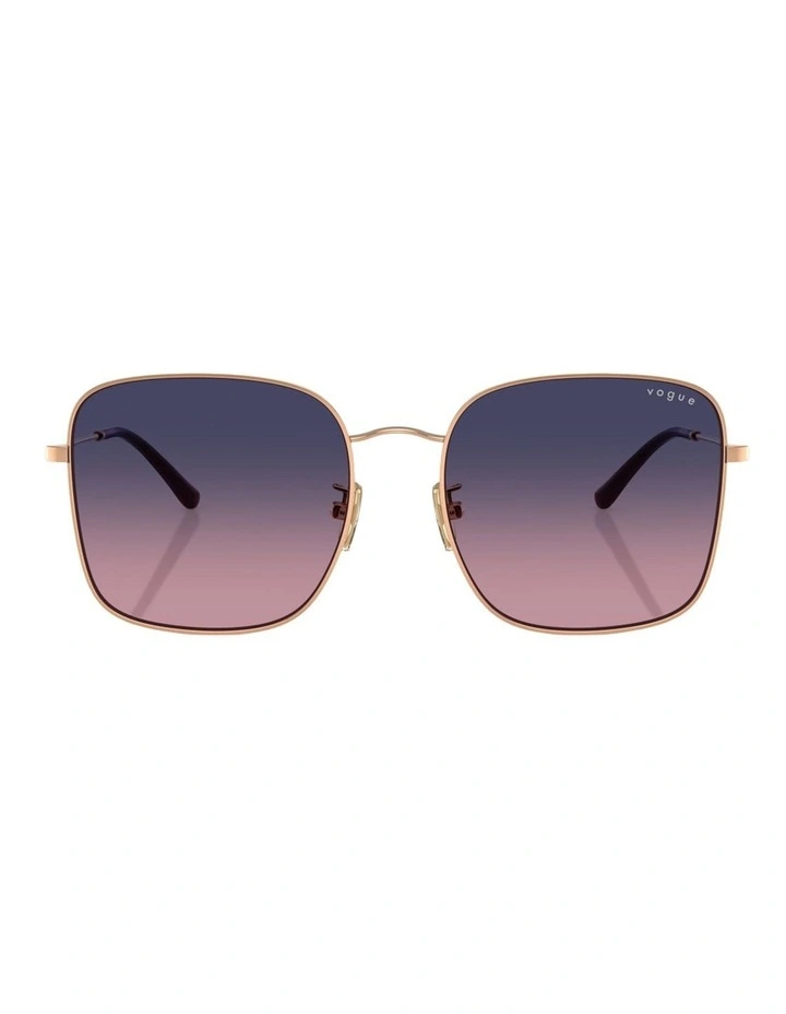 Vogue Eyewear Metal Sunglasses in Pink image 1