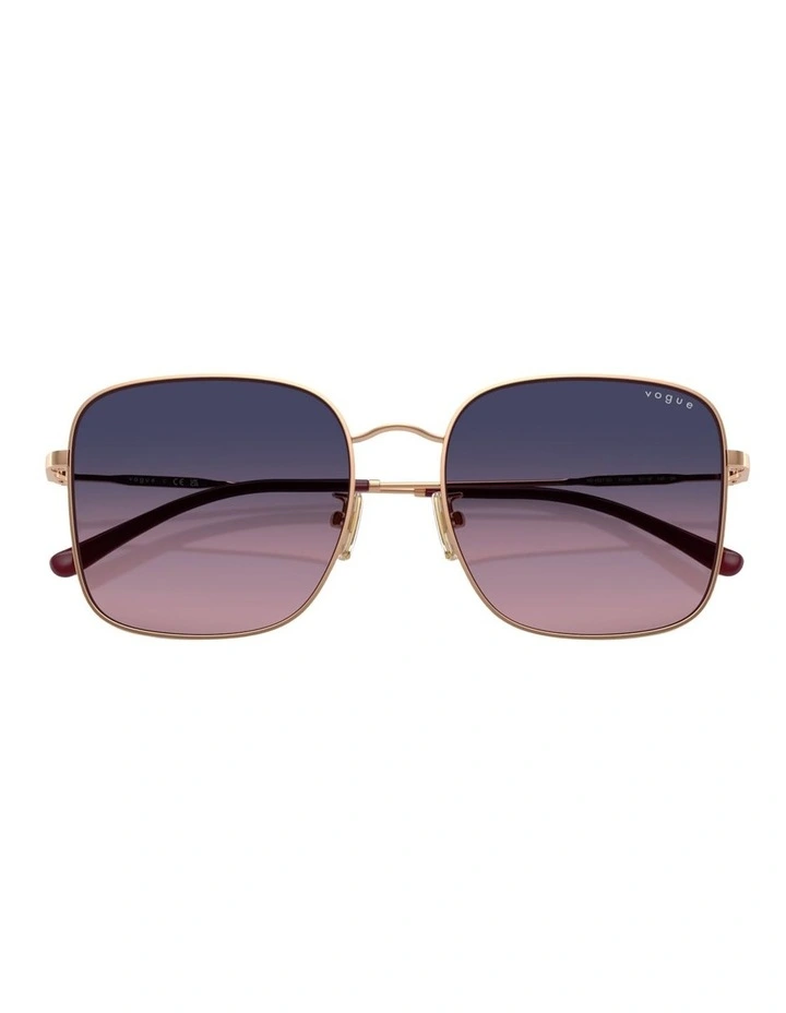 Vogue Eyewear Metal Sunglasses in Pink image 3