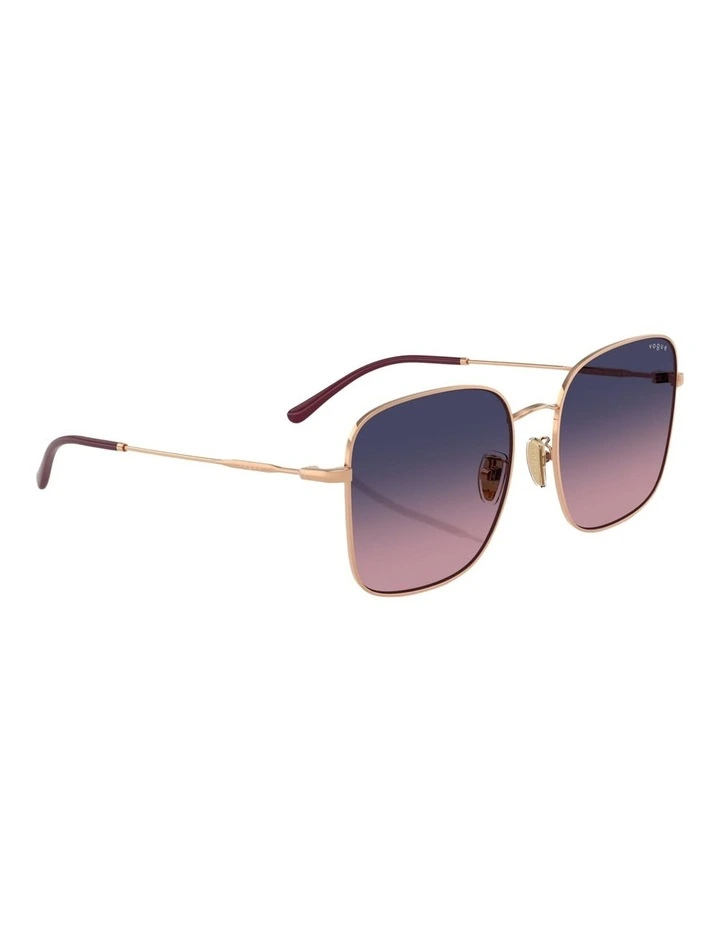 Vogue Eyewear Metal Sunglasses in Pink image 4