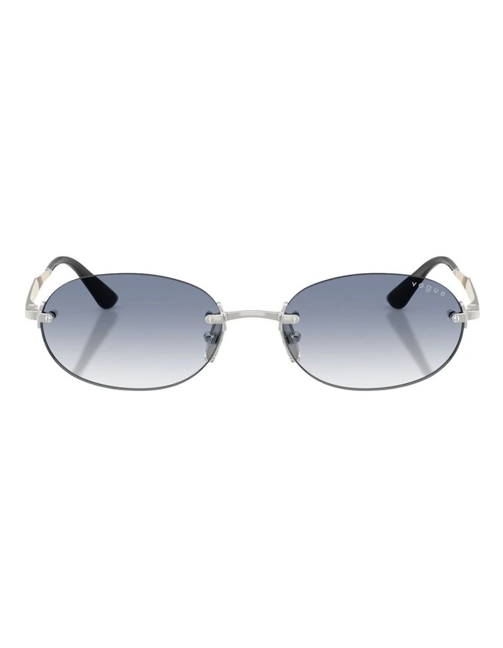 Vogue Eyewear  Metal Sunglasses in Silver image 2
