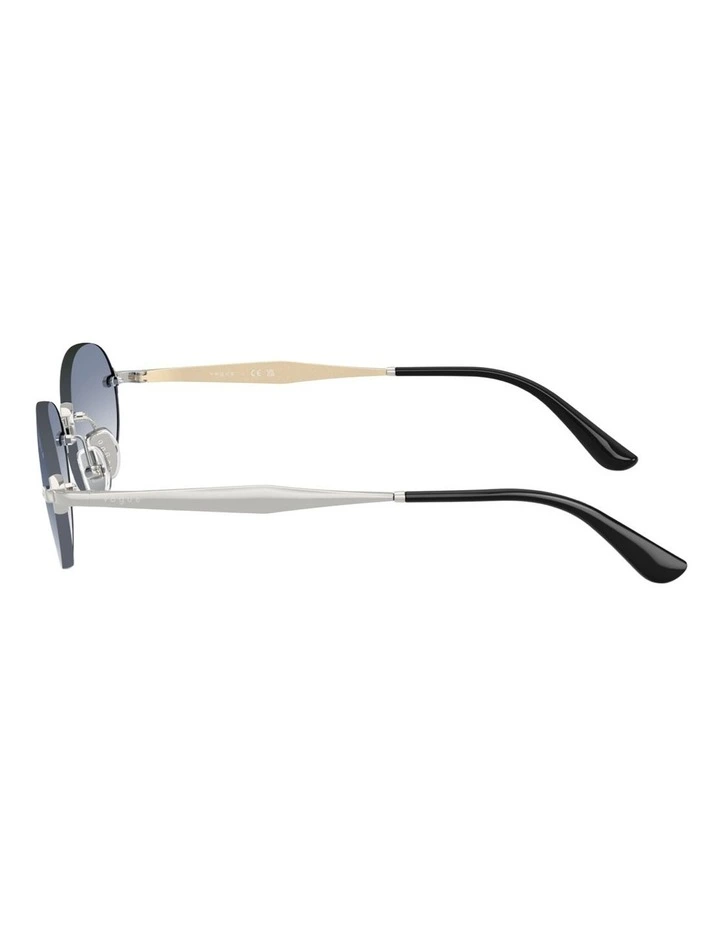 Vogue Eyewear  Metal Sunglasses in Silver image 3
