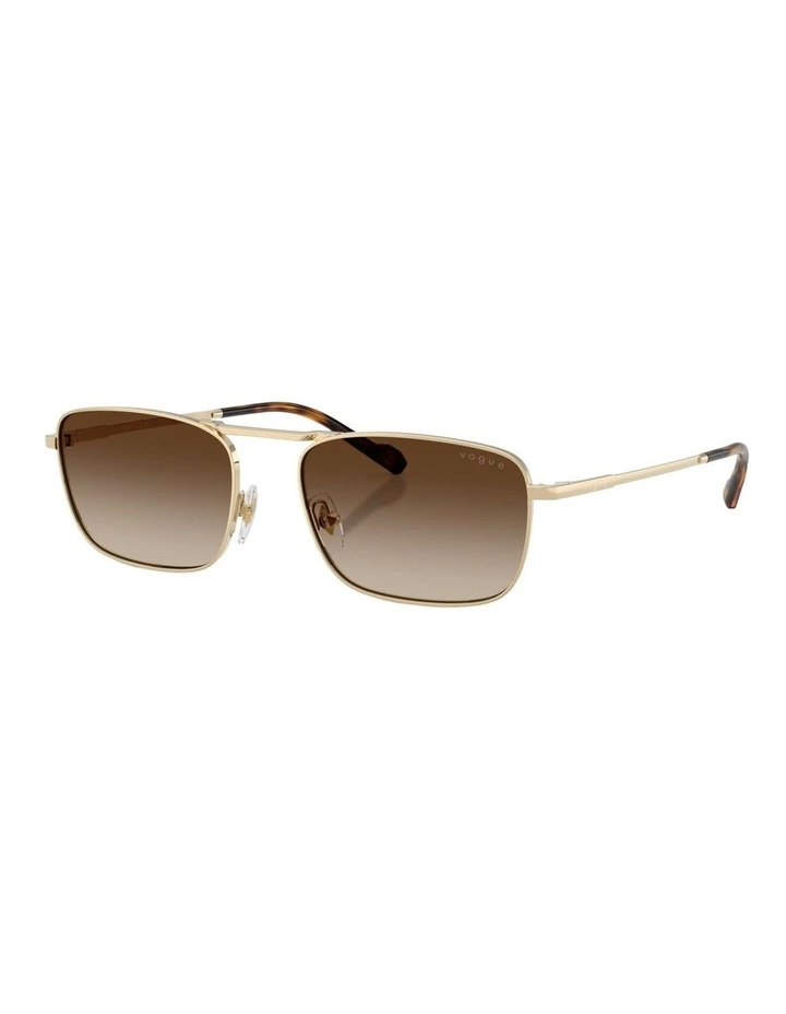 Vogue Eyewear Metal Sunglasses in Gold image 1
