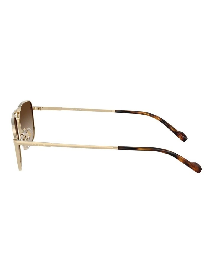 Vogue Eyewear Metal Sunglasses in Gold image 2