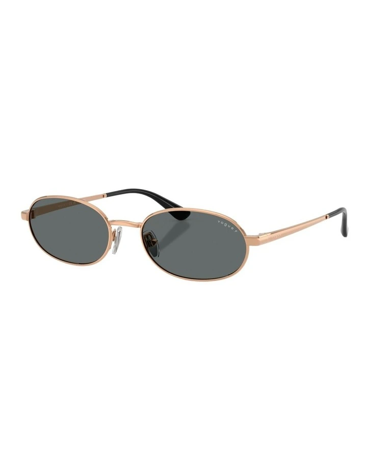 Vogue Eyewear Metal Polarised Sunglasses in Pink image 1