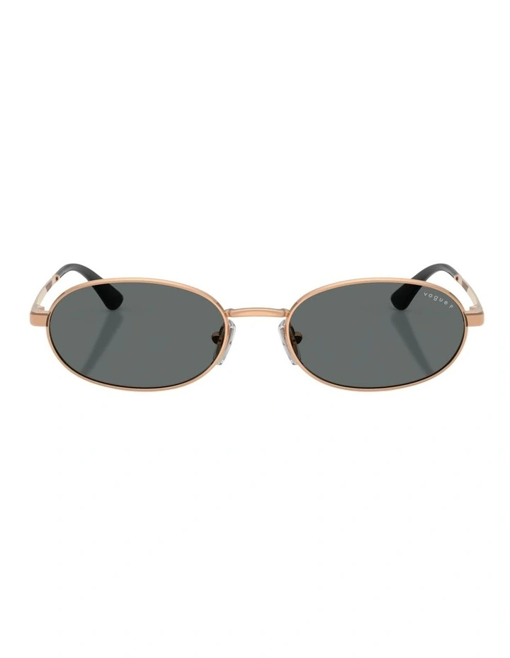 Vogue Eyewear Metal Polarised Sunglasses in Pink image 2