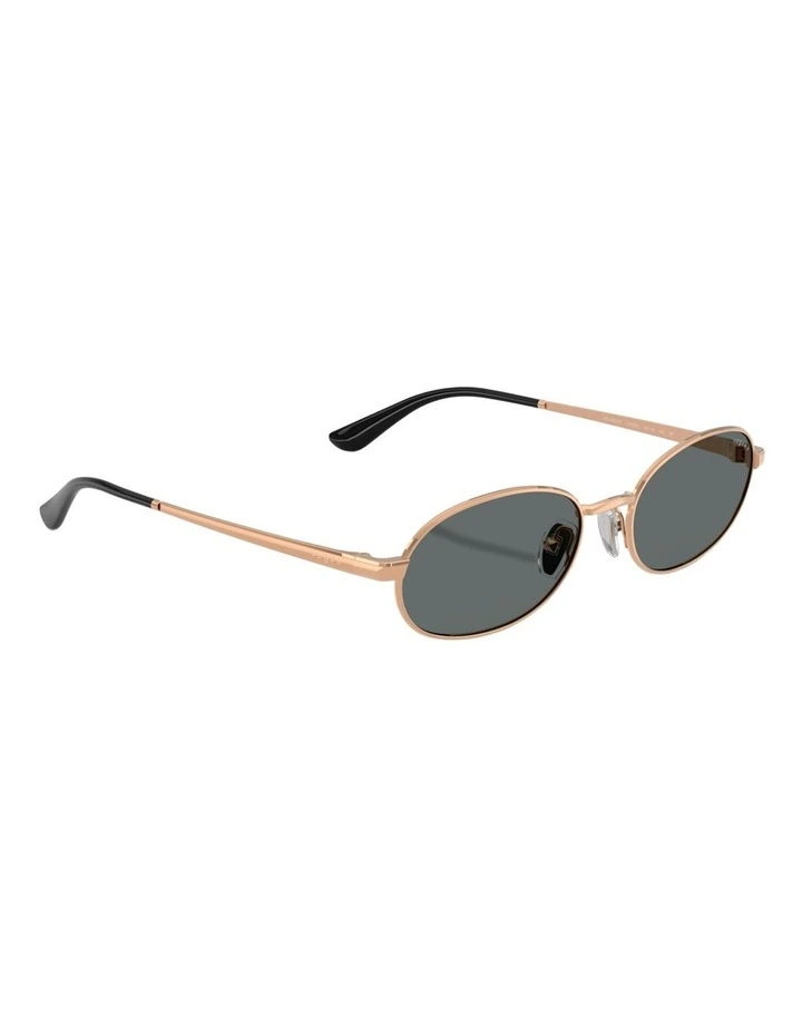 Vogue Eyewear Metal Polarised Sunglasses in Pink image 5
