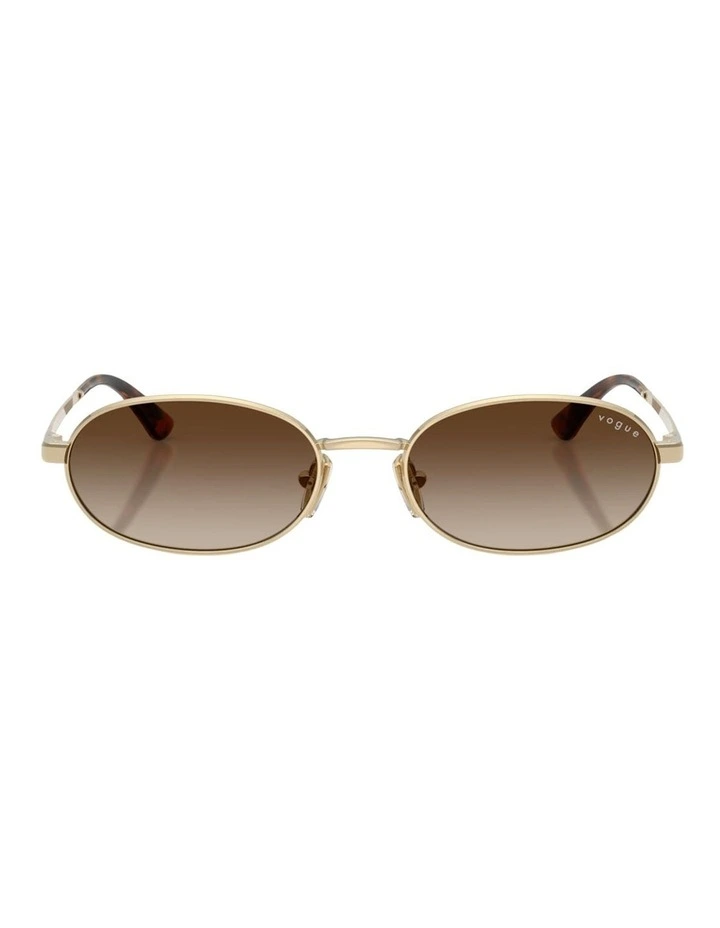 Vogue Eyewear Metal Sunglasses in Gold image 2