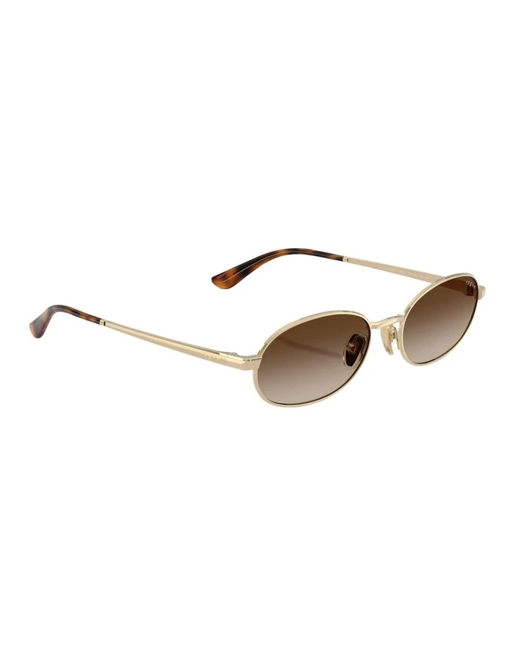 Vogue Eyewear Metal Sunglasses in Gold image 5