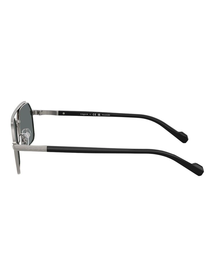 Vogue Eyewear Metal Polarised Sunglasses in Grey image 3