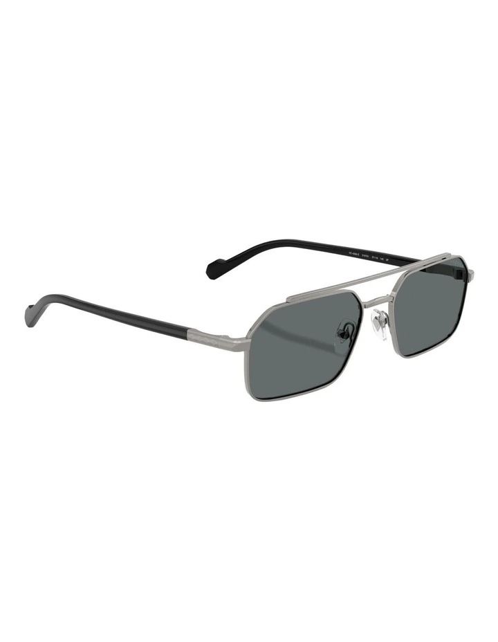 Vogue Eyewear Metal Polarised Sunglasses in Grey image 5