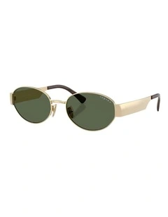 Vogue Eyewear  Metal Polarised Sunglasses in Gold