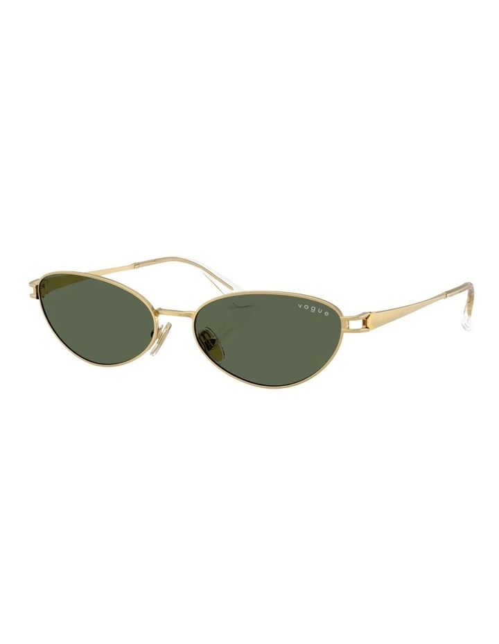 Vogue Eyewear  Metal Sunglasses in Gold image 1