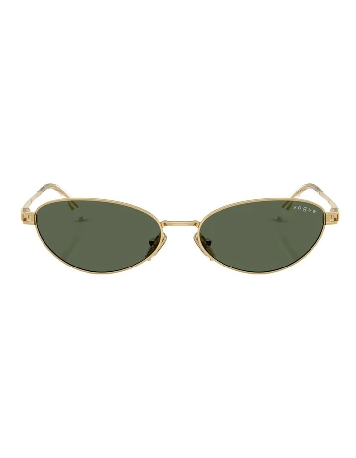 Vogue Eyewear  Metal Sunglasses in Gold image 2