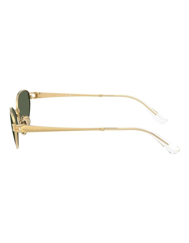 Vogue Eyewear  Metal Sunglasses in Gold image 3