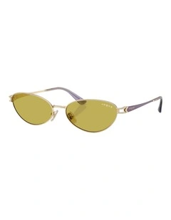 Vogue Eyewear  Metal Sunglasses in Gold