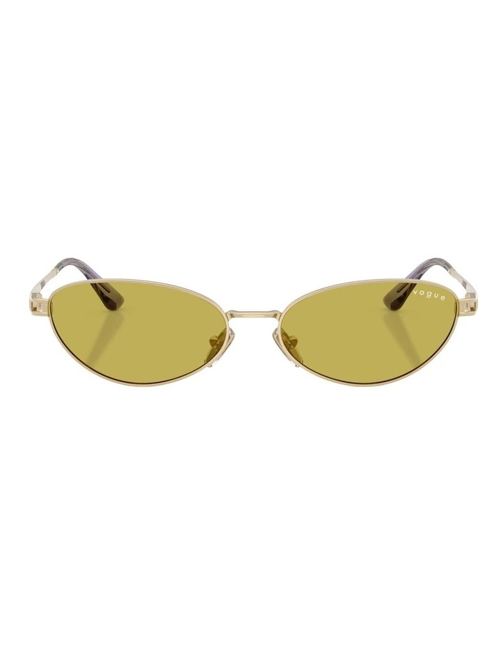 Vogue Eyewear Metal Sunglasses in Gold image 2