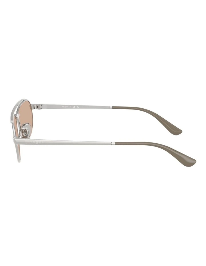 Vogue Eyewear Metal Sunglasses in Silver image 2