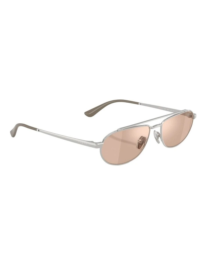 Vogue Eyewear Metal Sunglasses in Silver image 3