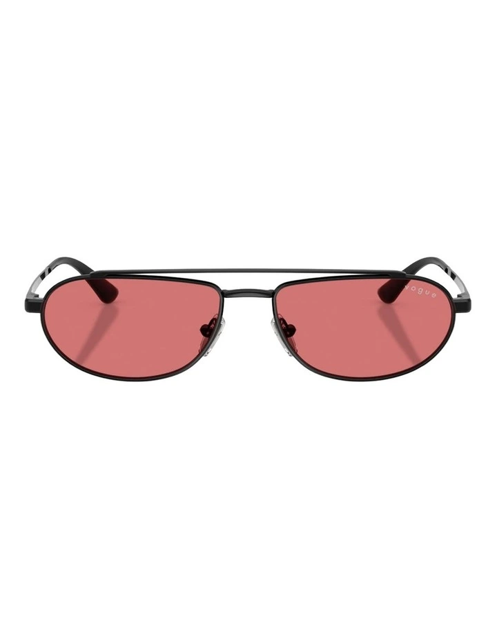 Vogue Eyewear Metal Sunglasses in Black image 2