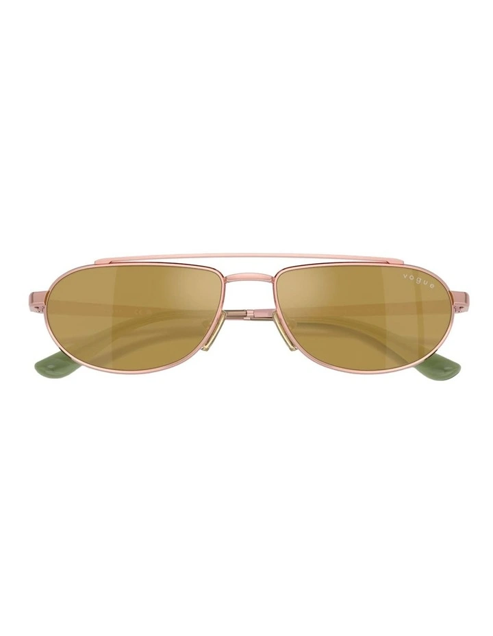 Vogue Eyewear Metal Sunglasses in Pink image 4