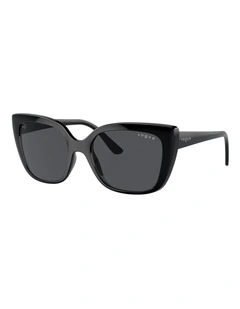 Vogue Eyewear VO5337S Injected Sunglasses in Black