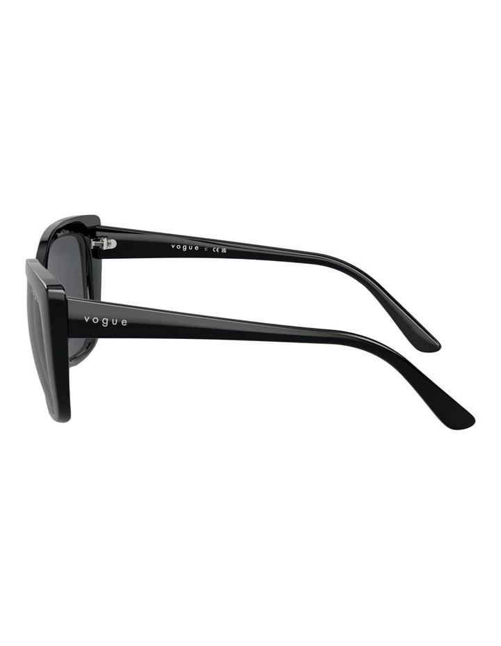 Vogue Eyewear VO5337S Injected Sunglasses in Black image 3