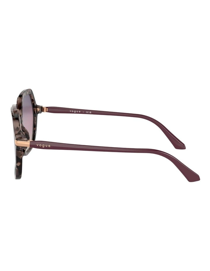 Vogue Eyewear  Acetate Sunglasses in Tortoise image 3