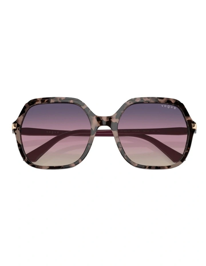 Vogue Eyewear  Acetate Sunglasses in Tortoise image 4