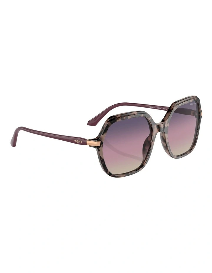 Vogue Eyewear  Acetate Sunglasses in Tortoise image 5