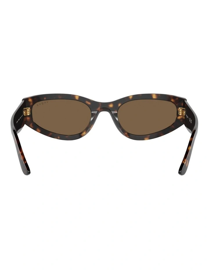 Vogue Eyewear  Acetate Sunglasses in Brown image 1