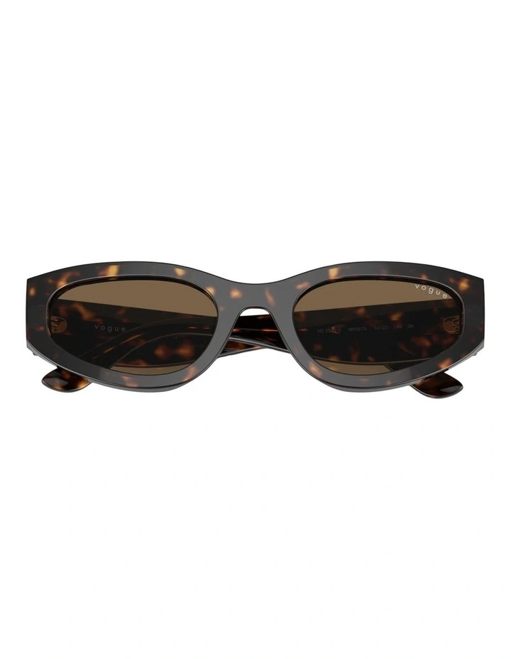 Vogue Eyewear  Acetate Sunglasses in Brown image 3