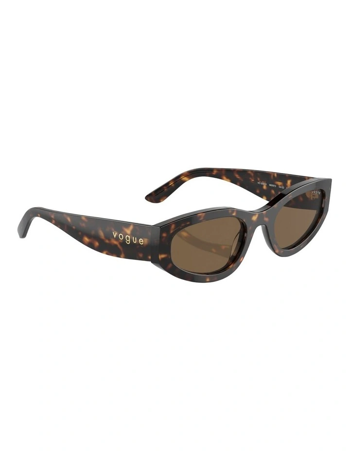 Vogue Eyewear  Acetate Sunglasses in Brown image 4