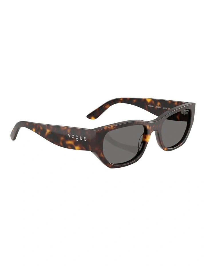 Vogue Eyewear  Acetate Polarised Sunglasses in Brown image 5