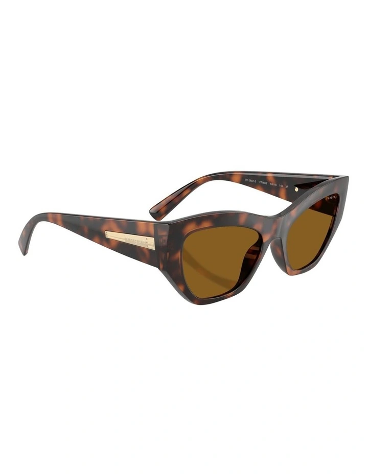 Vogue Eyewear Nylon Polarised Sunglasses in Brown image 5