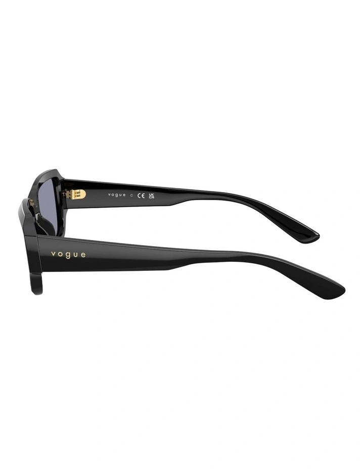 Vogue Eyewear  Acetate Sunglasses in Black image 3