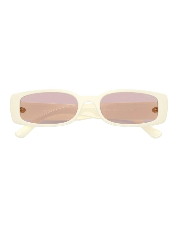 Vogue Eyewear  Propionate Sunglasses in White image 4