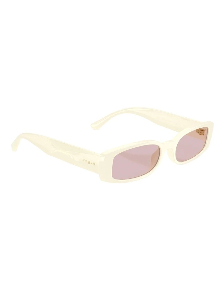 Vogue Eyewear  Propionate Sunglasses in White image 5