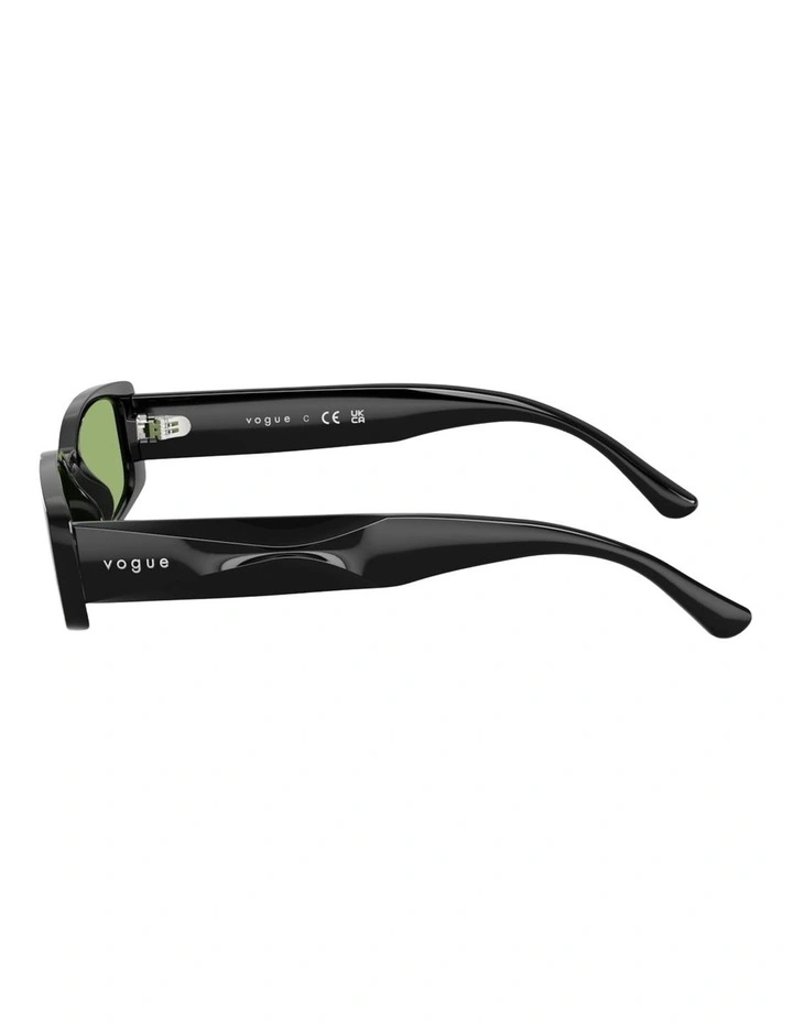Vogue Eyewear Propionate Sunglasses in Black image 3