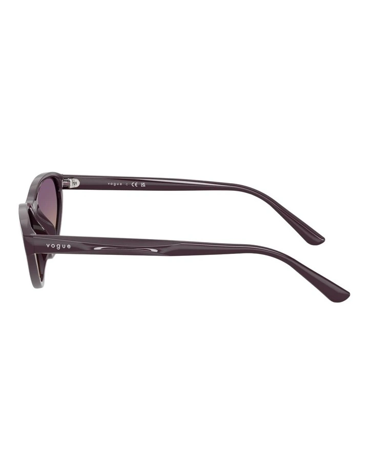 Vogue Eyewear Propionate Sunglasses in Violet image 3