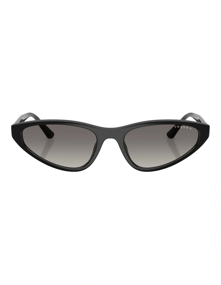 Vogue Eyewear Propionate Polarised Sunglasses in Black image 2
