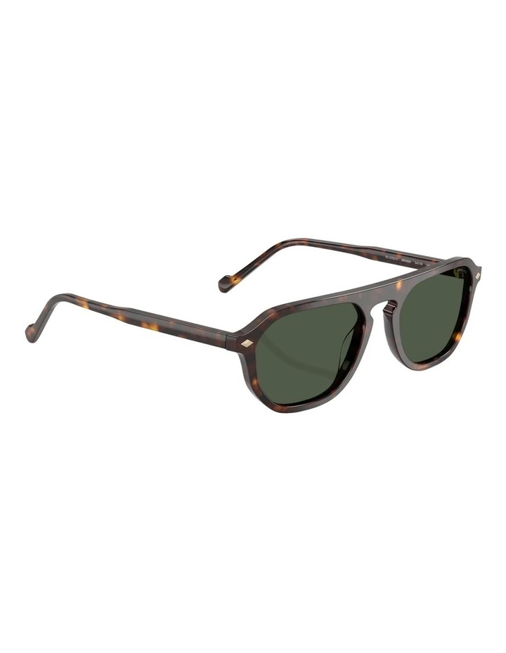 Vogue Eyewear Acetate Polarised Sunglasses in Brown image 4