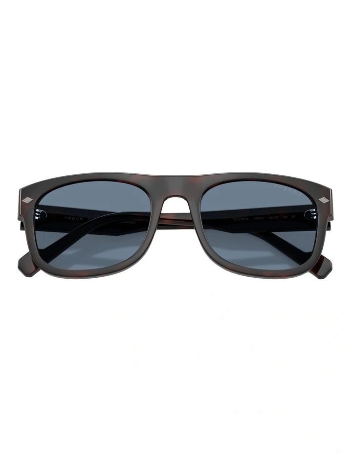 Vogue Eyewear Propionate Polarised Sunglasses in Brown image 3