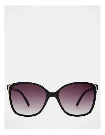 Asmaa Black Square Sunglasses 383972