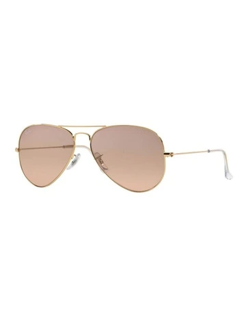 Aviator Gradient Gold RB3025 Sunglasses