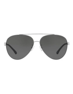 EA2046D Silver Sunglasses